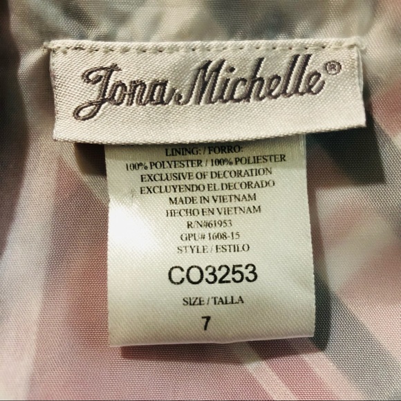 Jona Michelle Girls red black plaid a line dress sleeveless Girls size 7 - Picture 9 of 13